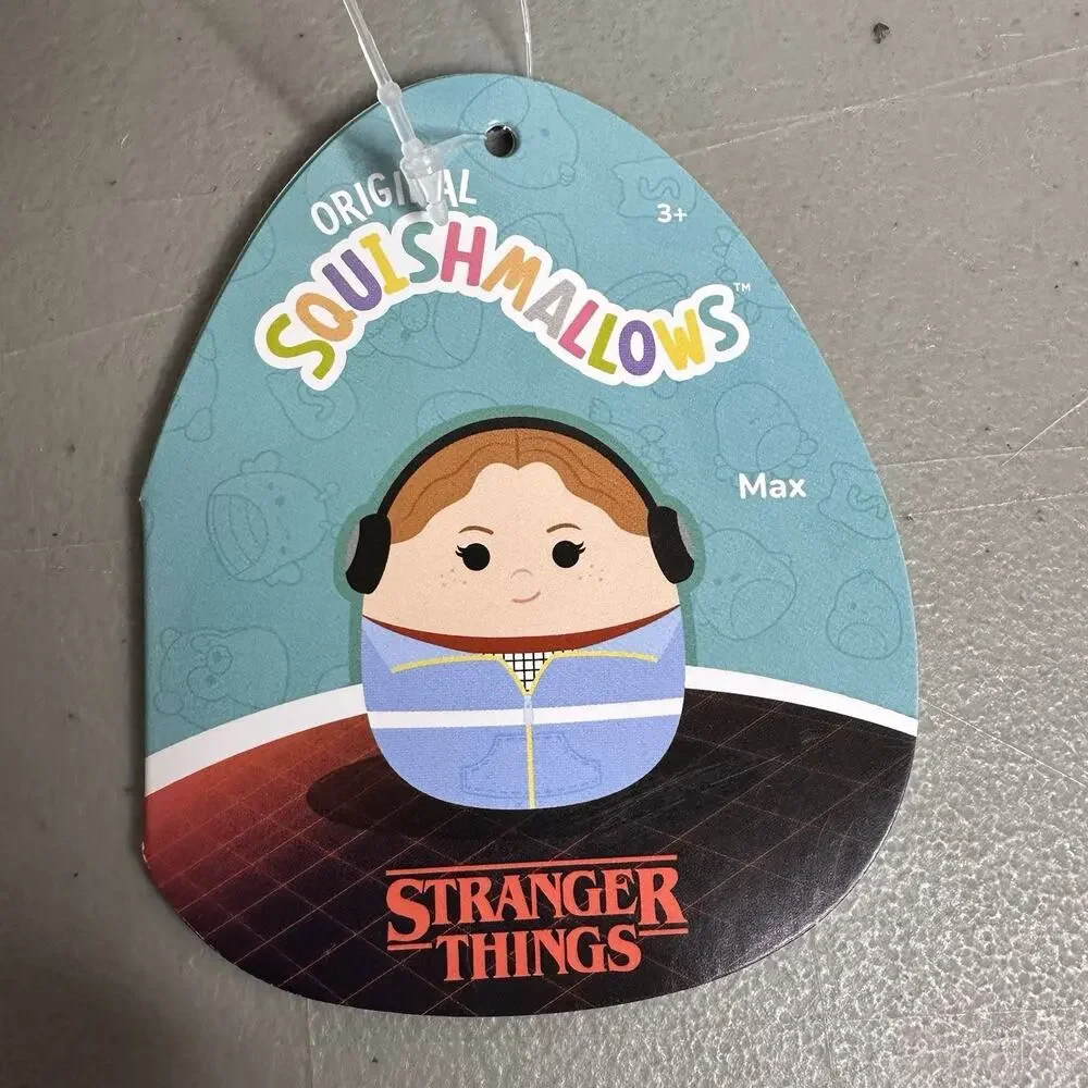 Squishmallows Stranger Things Max 3.5” Clip on Plush New